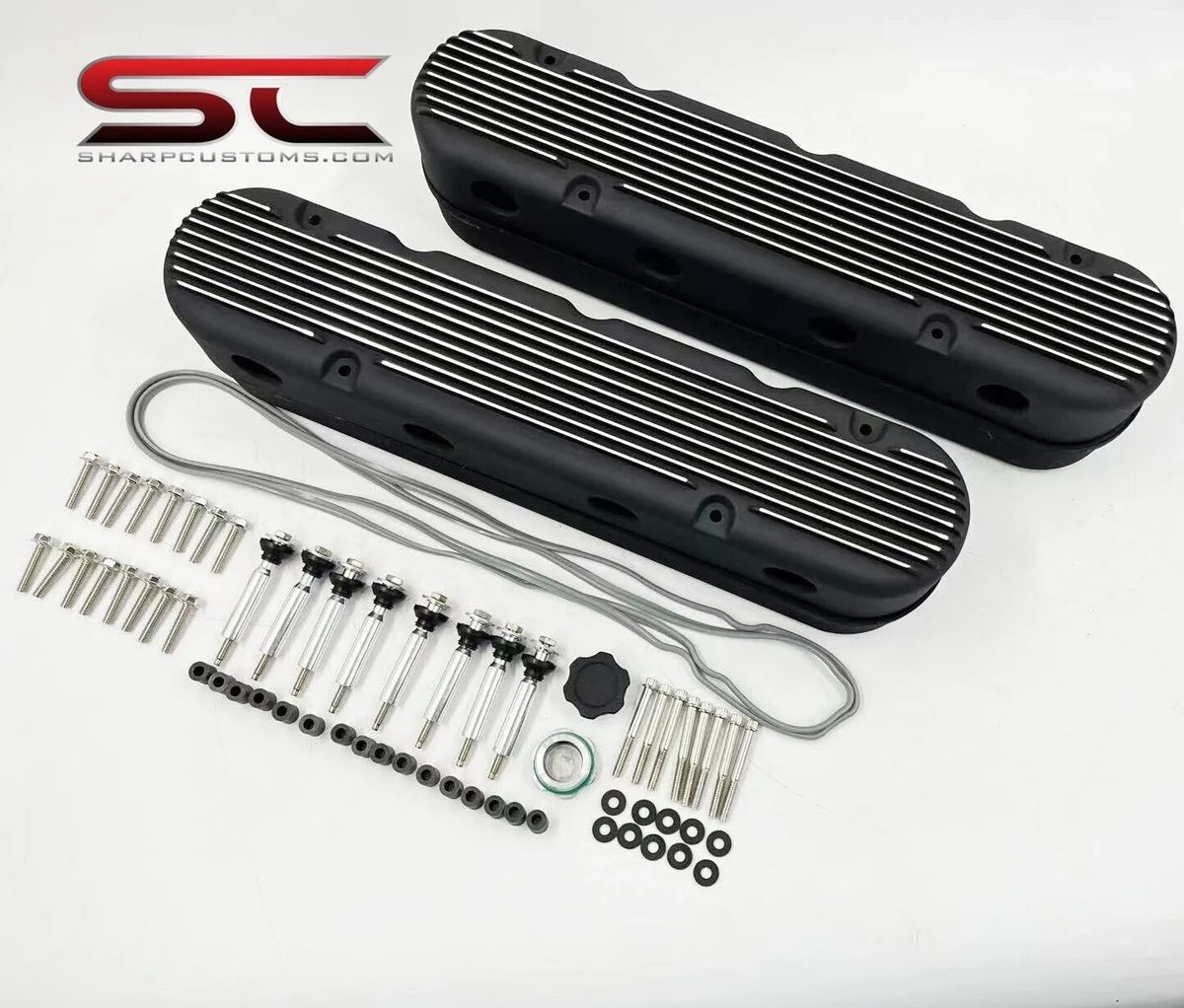 Ls3 Valve Covers Sleek Black LS Engine Valve Cover With Built-in Coil Mounts - Fits GM LS1/LS2/LS3/LS6 (5.3L & 6.0L) 5.3 Ls Valve Covers - Foto 5
